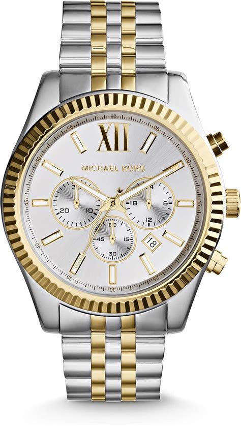 michael kors mens gold watch amazon|Michael Kors gold watch price.